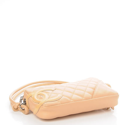 Chanel Calfskin Quilted Cambon Pochette Beige 4 of 7