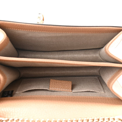 Gucci Dollar Calfskin Interlocking G Shoulder Bag Camelia 5 of 11