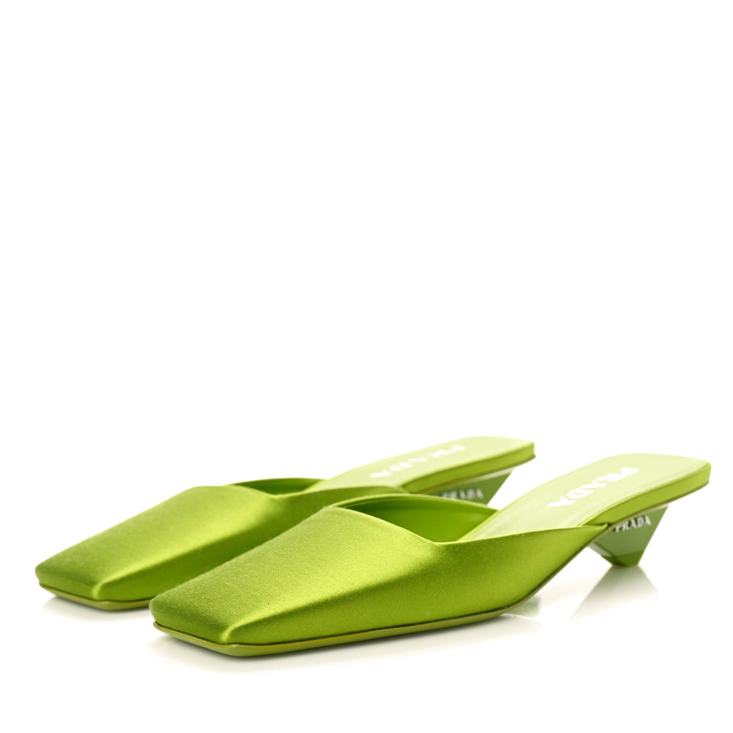 Satin Modellerie Mules 37 Felce
