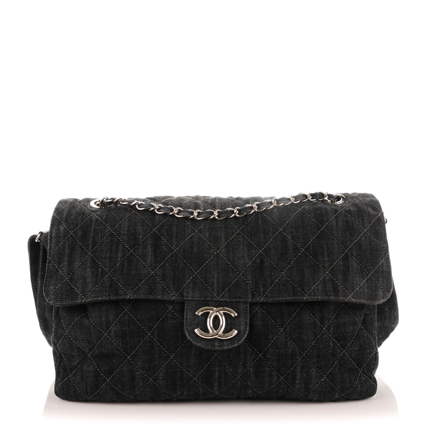 Denim Quilted Stretch Spirit Messenger Bag