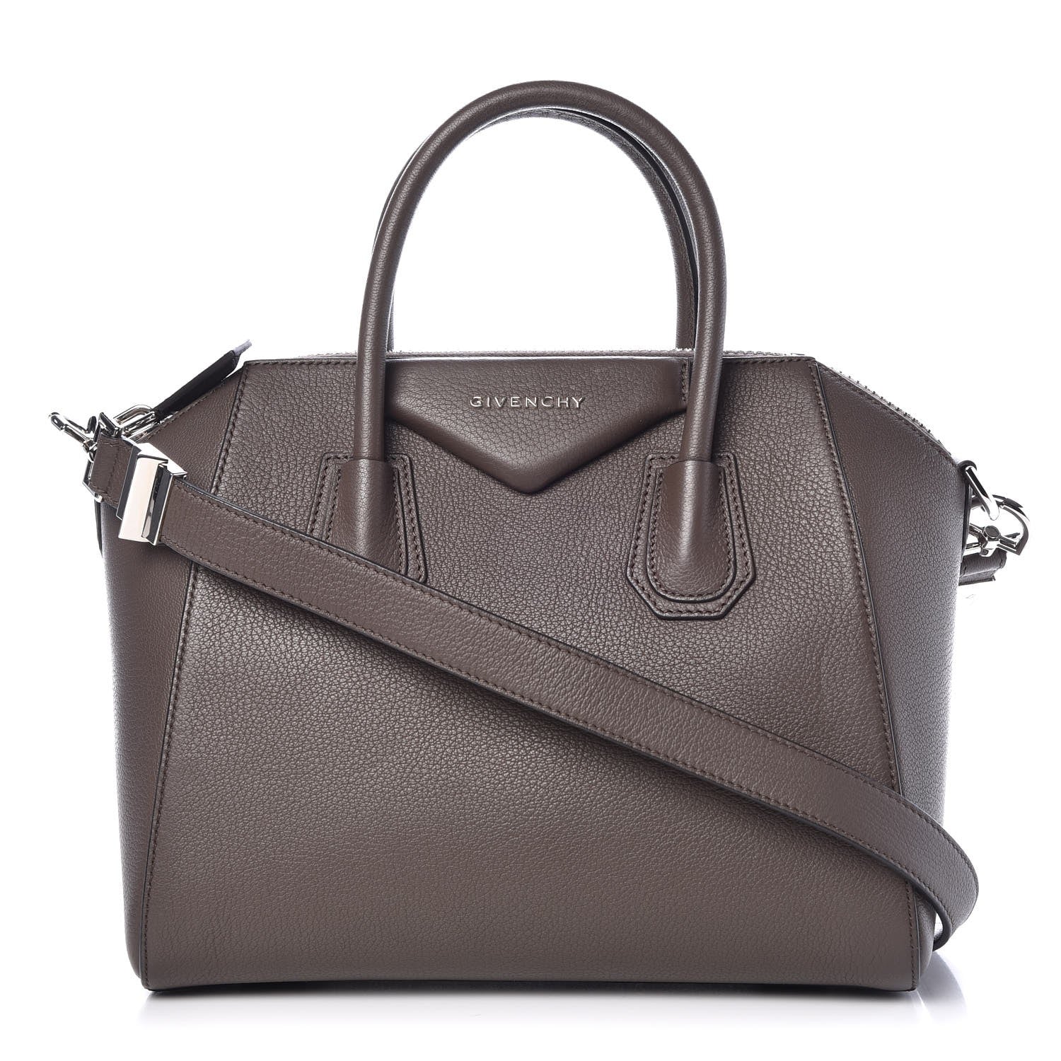 Givenchy Sugar Goatskin Small Antigona Heather Grey 1 of 11