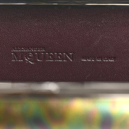 Alexander McQueen Lambskin Oil Slick Knuckle Box Multicolor 6 of 7