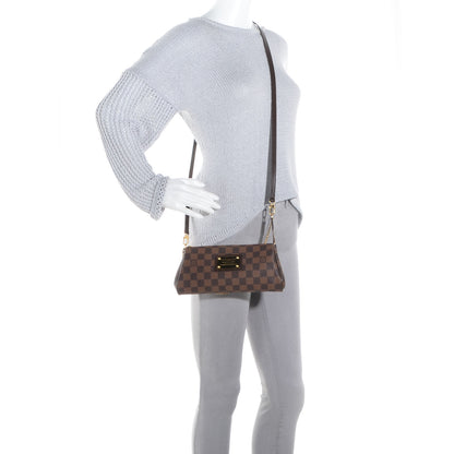 Louis Vuitton Damier Ebene Eva Clutch 2 of 7