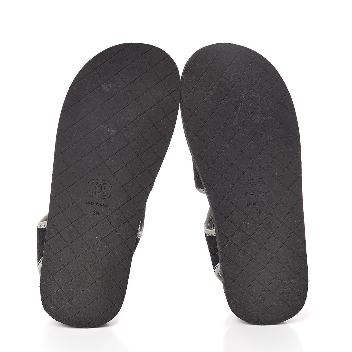 Lambskin Jersey Coco Sandals 39 Black
