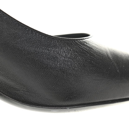 Chanel Patent Lambskin Cap Toe Pearl Pumps 39.5 Black 12 of 14