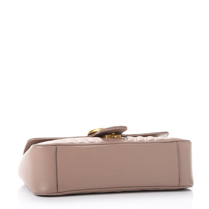 Gucci Calfskin Matelasse Small GG Marmont Shoulder Bag Porcelain Rose 4 of 9