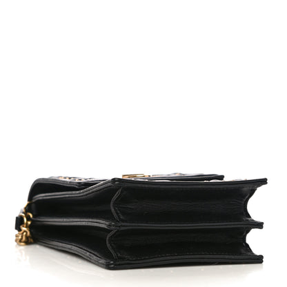 Christian Dior Lambskin Studded Vertical Diorama Black 4 of 9