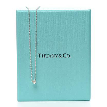 Tiffany Sterling Silver Diamond .03ct Elsa Peretti Diamonds by the Yard Pendant Necklace 5 of 5