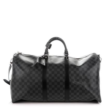 Louis Vuitton Damier Graphite Keepall Bandouliere 55 1 of 8
