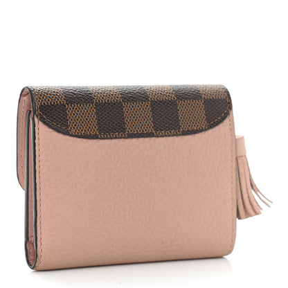 Louis Vuitton Damier Ebene Croisette Compact Wallet Magnolia 3 of 8
