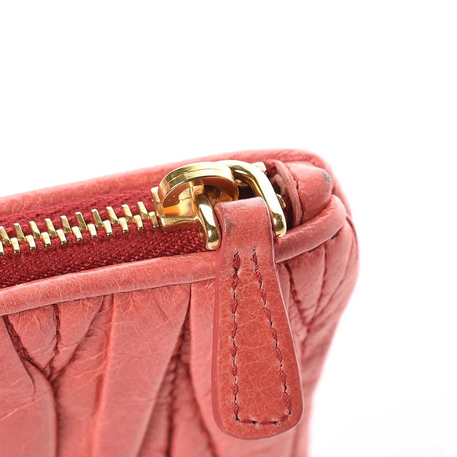 Miu Miu Nappa Matelasse Lux Pouch Rosa 7 of 10