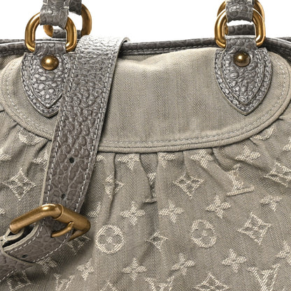 Louis Vuitton Denim Neo Cabby MM Grey 7 of 9