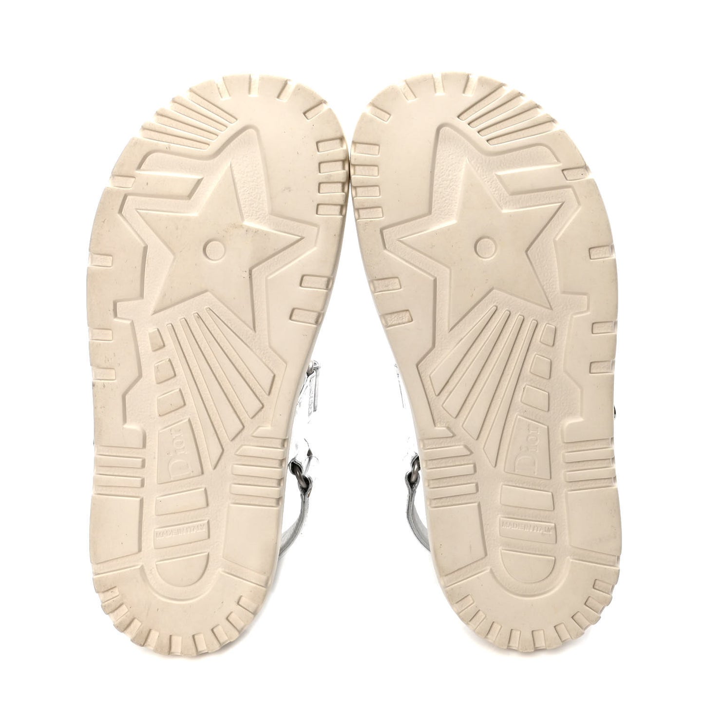 Metallic Dioract Sandals 36 Silver