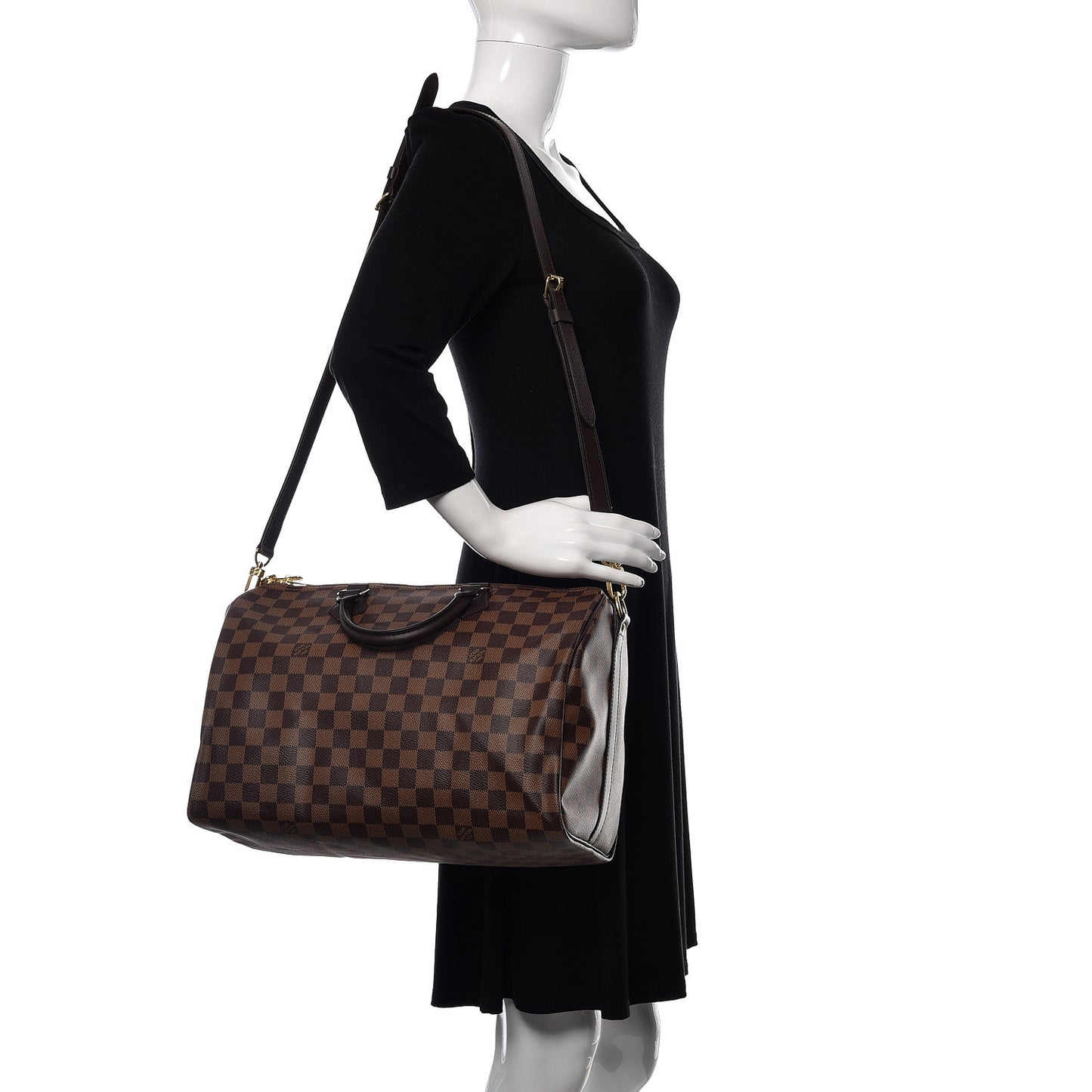 Damier Ebene Speedy Bandouliere 35