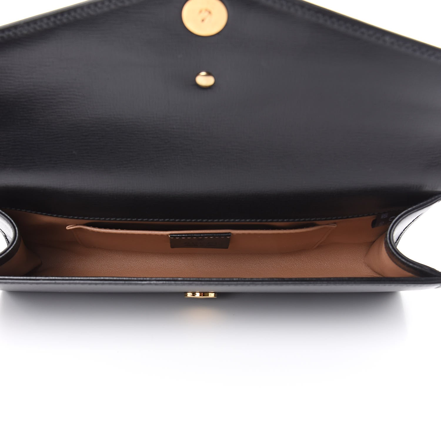 Gucci Calfskin Torchon GG Broadway Envelope Clutch Black 5 of 8