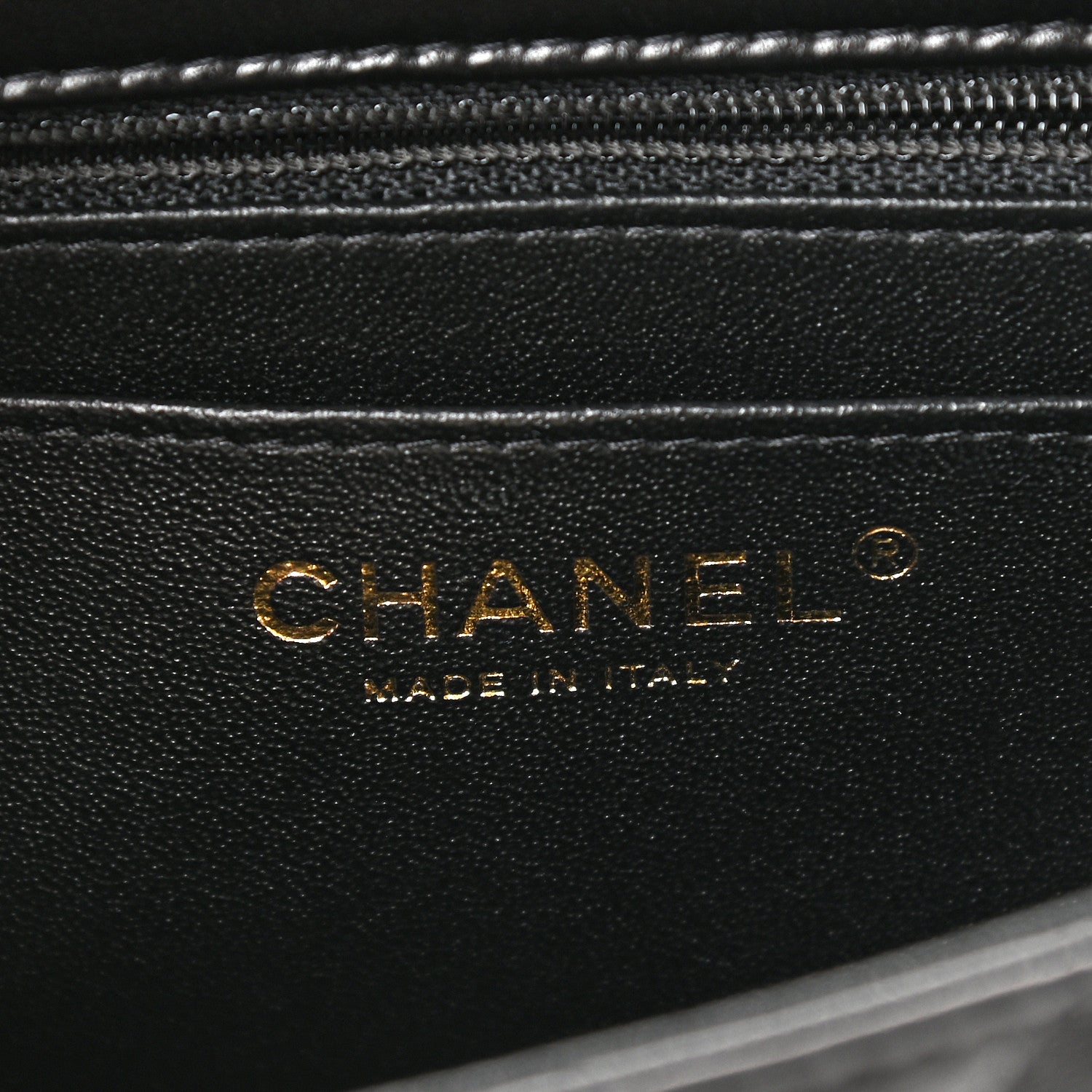 Chanel Lambskin Quilted Mini Square Flap Black 6 of 10