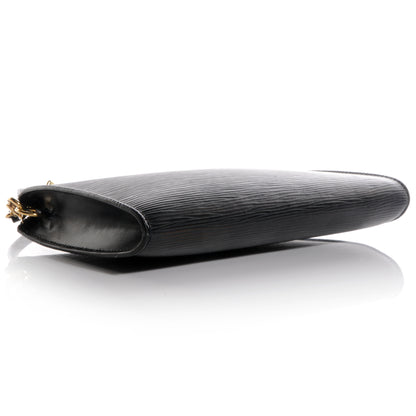 Louis Vuitton Epi Pochette Accessories 24 Black 4 of 7