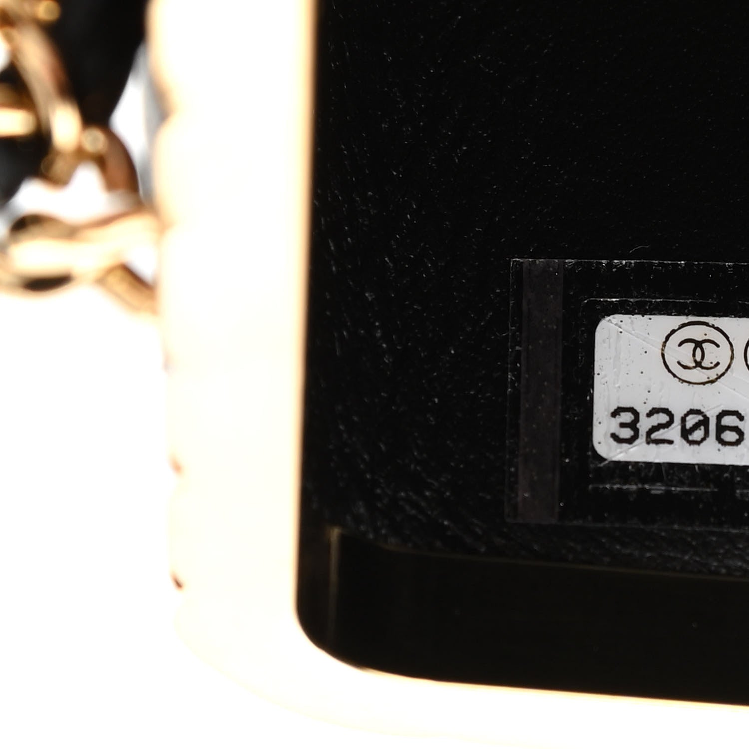 Chanel Metal Lambskin Quilted Small Vanity With Chain Black 7 of 11