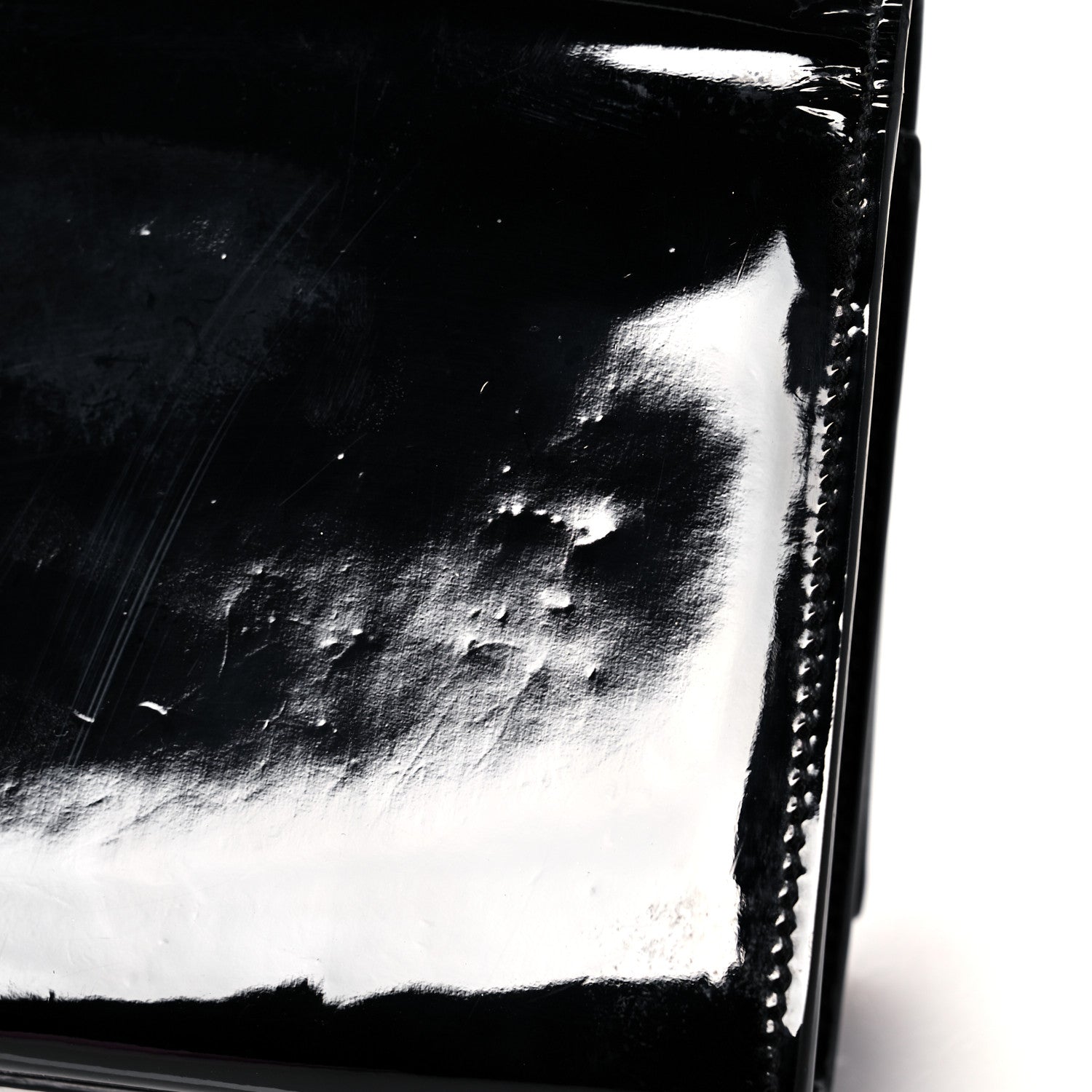 Saint Laurent Patent Small Classic Monogram Kate Tassel Satchel Black 12 of 13