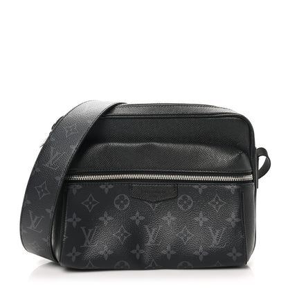 Louis Vuitton Taiga Monogram Eclipse Outdoor Messenger Black 1 of 8