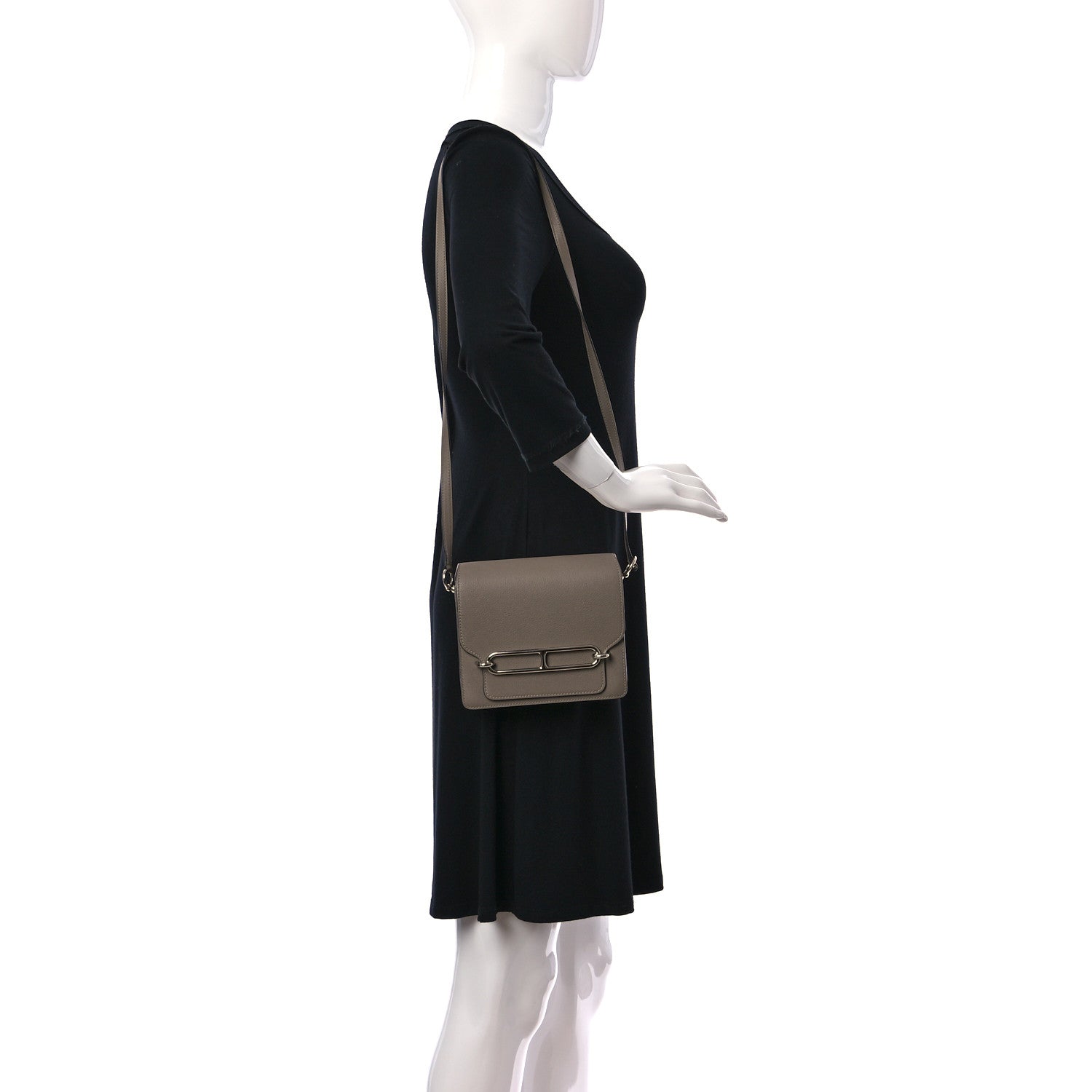 Hermes Evercolor Mini Sac Roulis Gris Asphalt 2 of 11