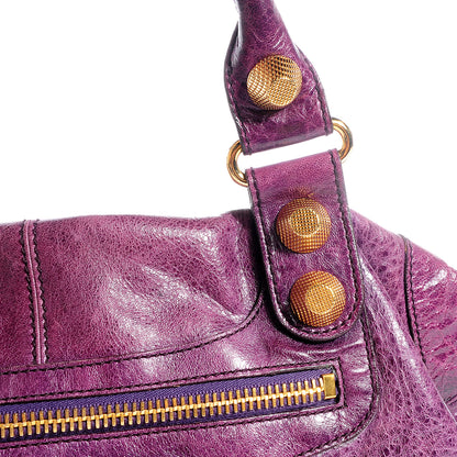 Balenciaga Chevre Giant 21 Gold Hardware Work Violet 8 of 12