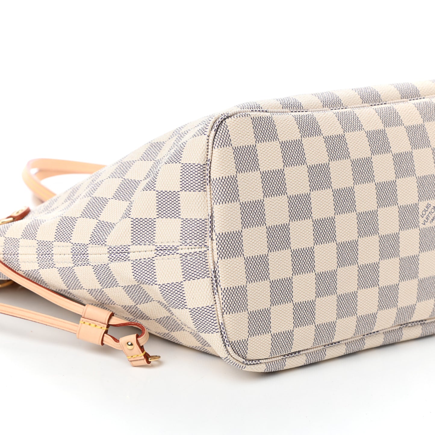 Damier Azur Neo Neverfull MM Rose Ballerine