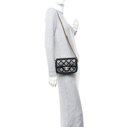 Chanel Lambskin Quilted Mini My Perfect Flap Black 2 of 11