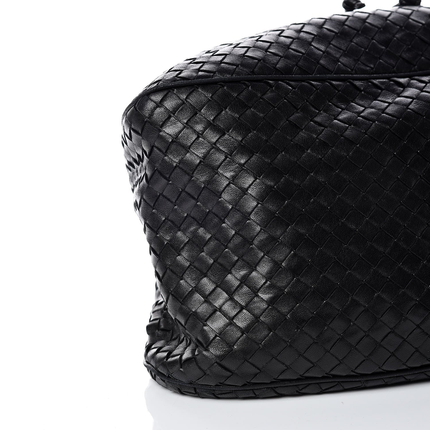 Bottega Veneta Nappa Intrecciato Drawstring Hobo Bag Black 5 of 15