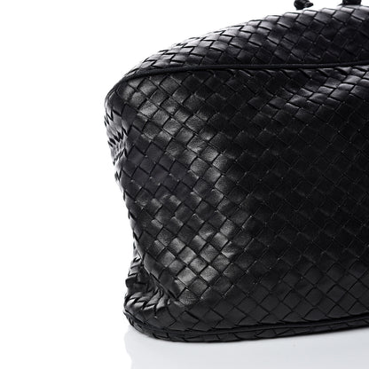 Bottega Veneta Nappa Intrecciato Drawstring Hobo Bag Black 5 of 15