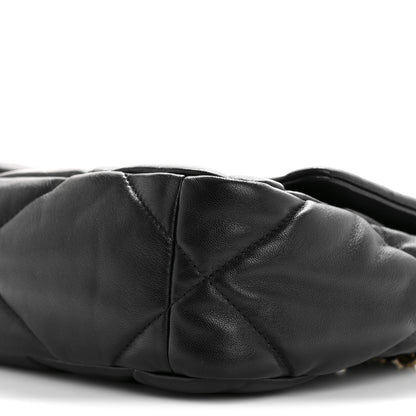 Chanel Lambskin Quilted Medium Chanel 19 Flap Black 10 of 13