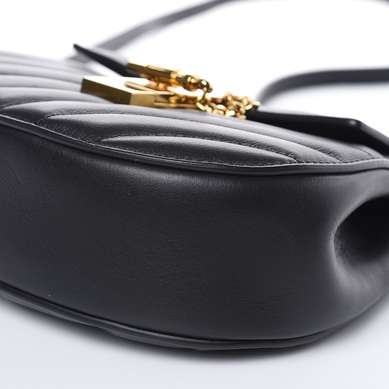 Chloe Calfskin Quilted Mini Drew Bijou Shoulder Bag Black 9 of 9