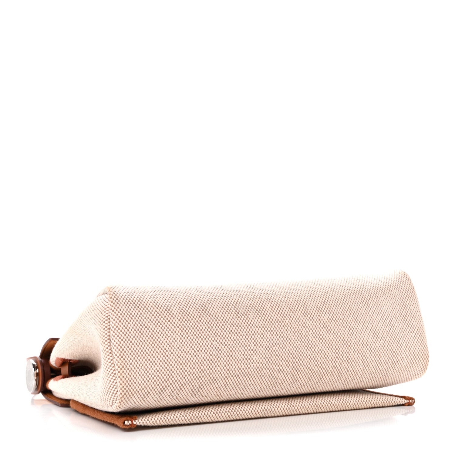 Hermes Military Toile Vache Hunter Herbag Zip Retourne 20 Ecru Beige Fauve 4 of 11