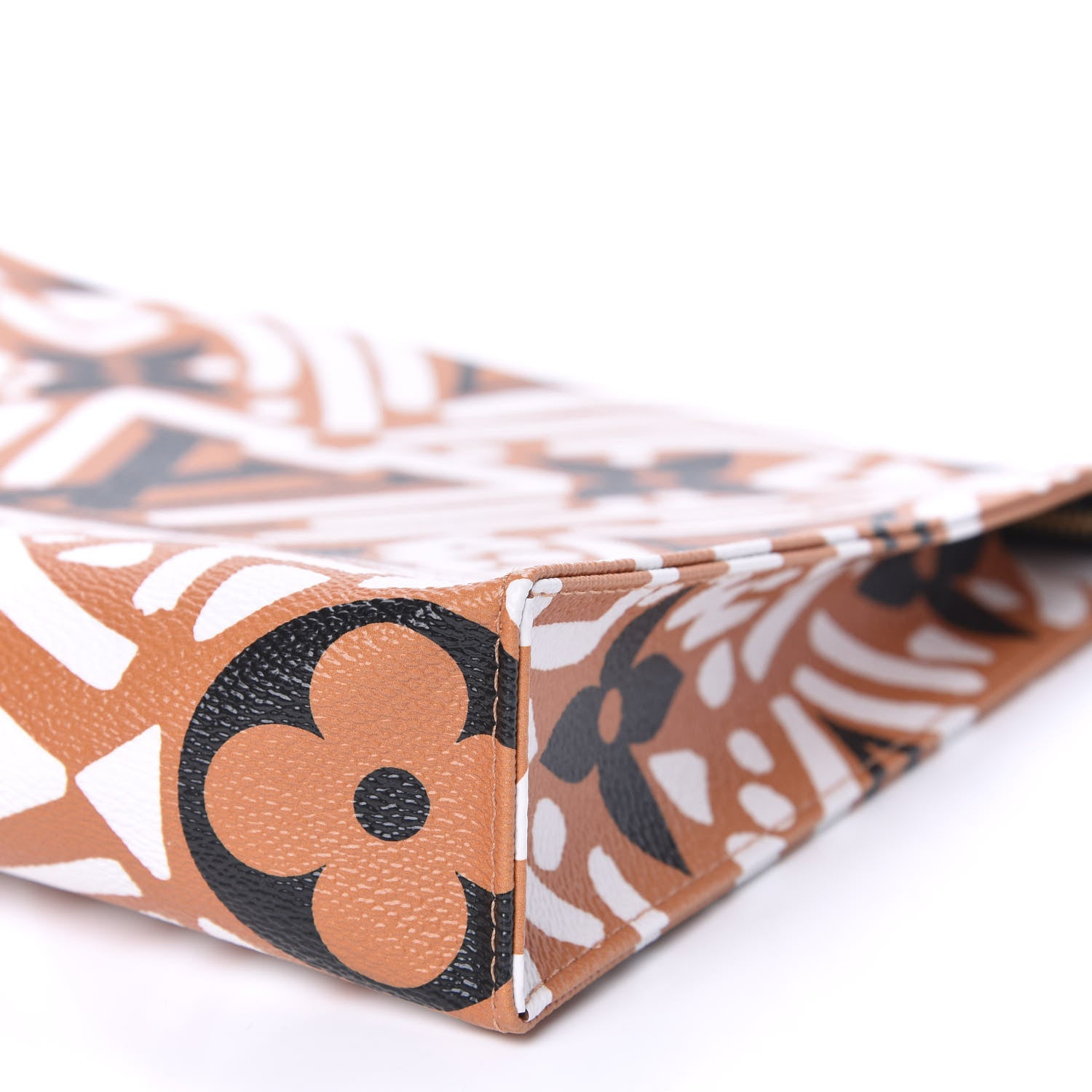 Louis Vuitton Monogram Giant Crafty Pochette Toiletry 26 Creme Caramel 8 of 9
