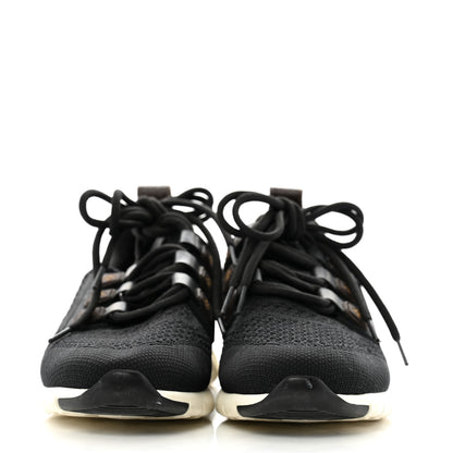 Louis Vuitton Technical Nylon Monogram Rubber Aftergame Sneakers 36 Black 3 of 12