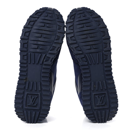 Louis Vuitton Suede Run Away Sneakers 37 Blue 5 of 8