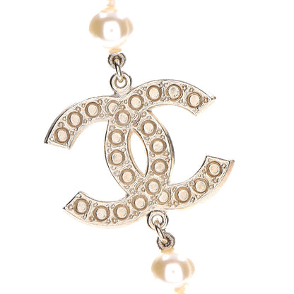Chanel Graduated Pearl CC Short Necklace Gold 6 of 9