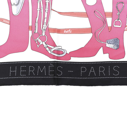 Hermes Silk Monsieur et Madame Scarf 90 2 of 3