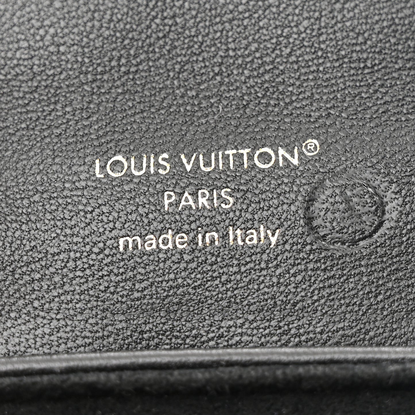 Lambskin Embossed Monogram Coussin Mini Backpack Black