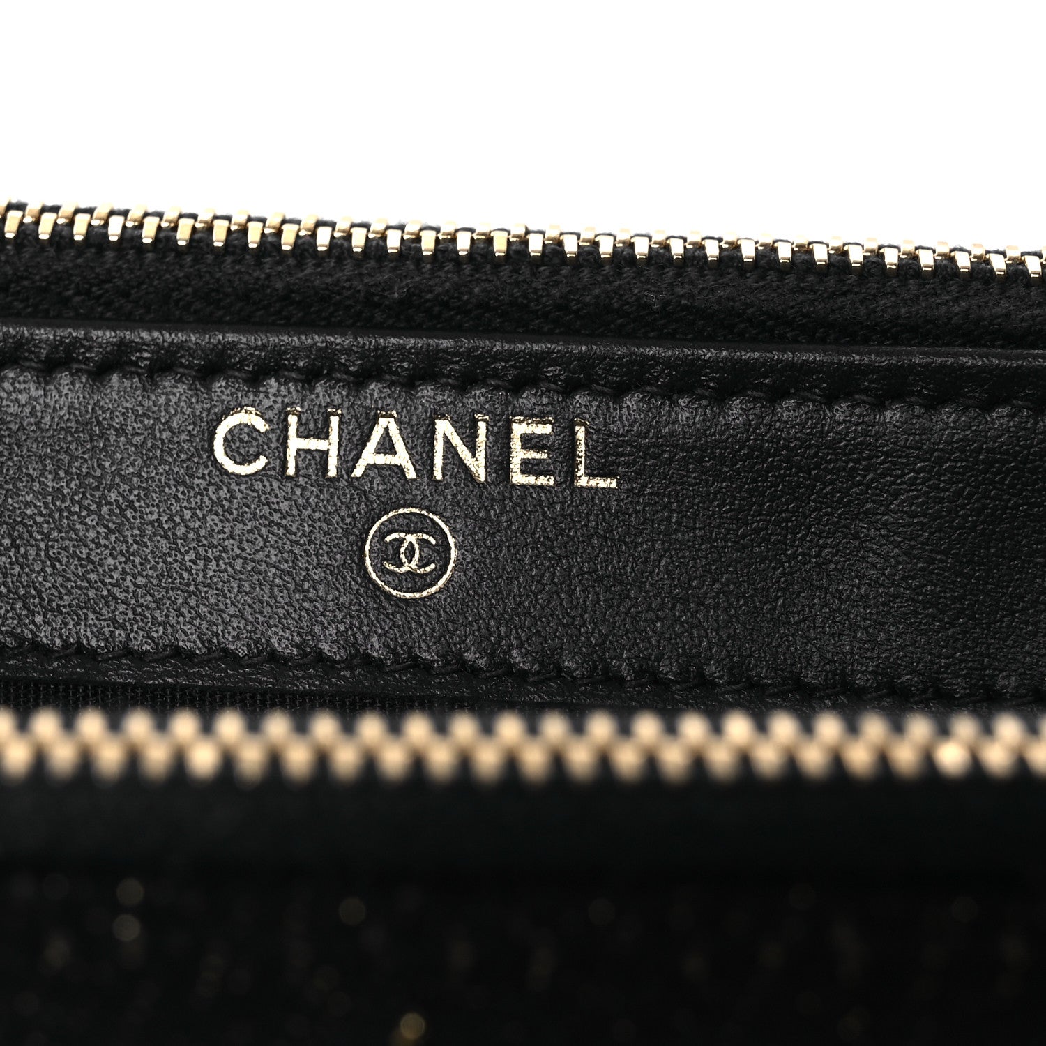 Chanel Canvas Small Deauville Clutch With Chain Navy 6 of 13