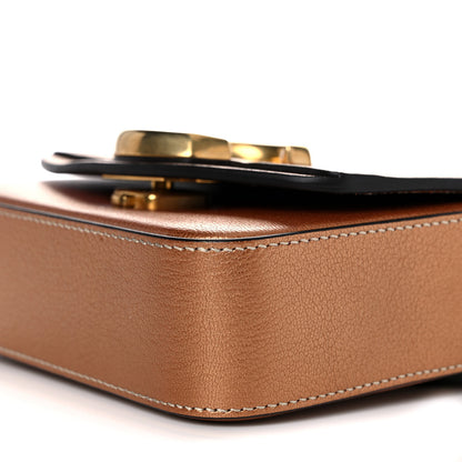 Chloe Shiny Calfskin Mini C Double Carry Rose Gold 9 of 13