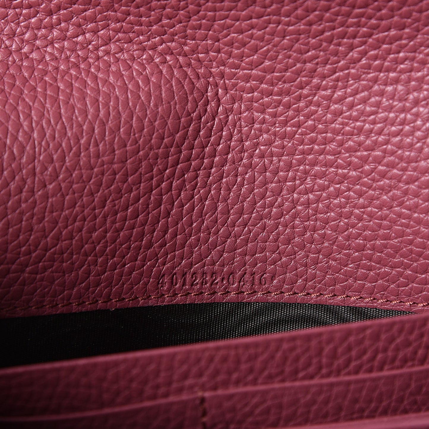 Cellarius Calfskin GG Marmont Chain Wallet Dry Rose