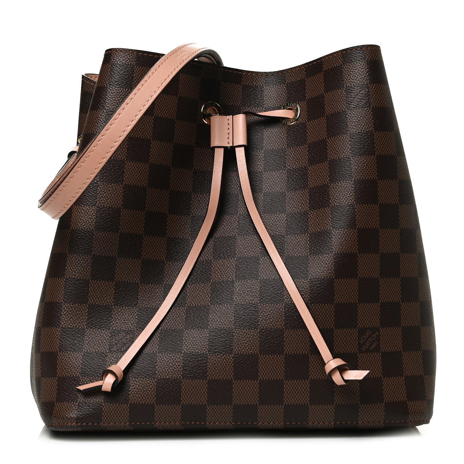 Louis Vuitton Damier Ebene Neonoe MM Venus Pink 1 of 9