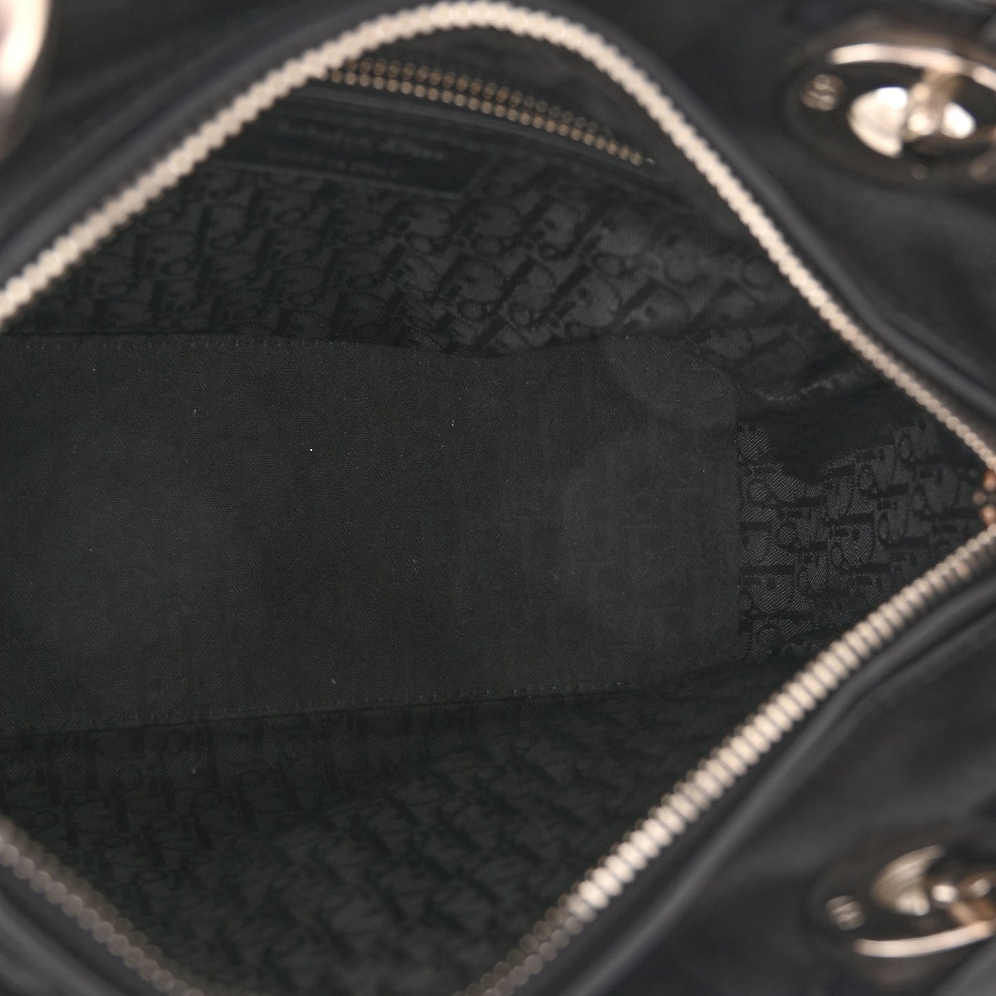 Lambskin Cannage Medium Lady Dior Black