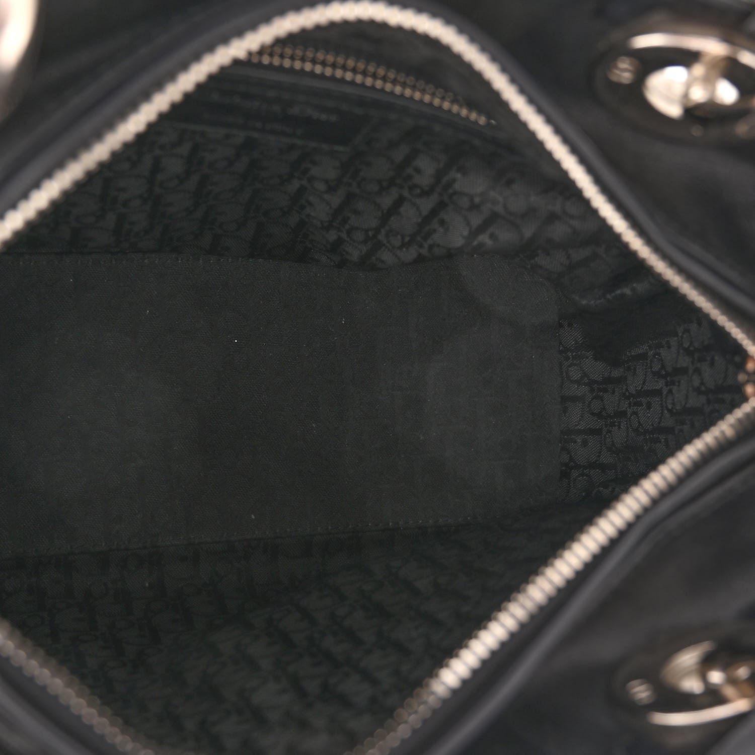 Christian Dior Lambskin Cannage Medium Lady Dior Black 5 of 10