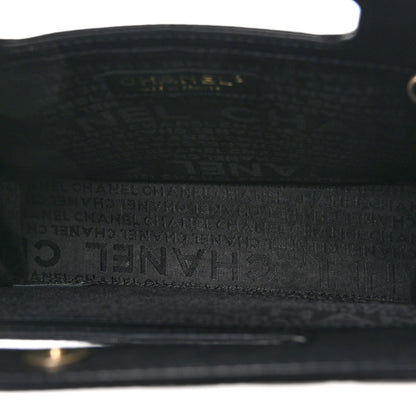 Chanel Lambskin CC Chocolate Bar Shoulder Bag Black 5 of 10