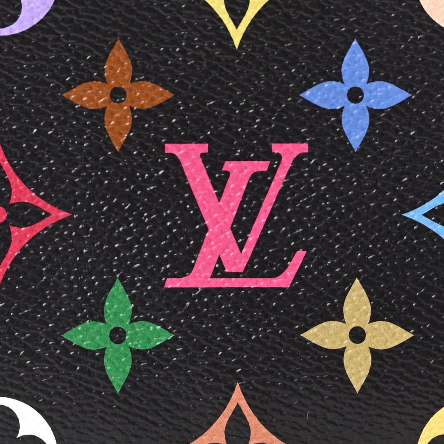 LV X TM Monogram Multicolor Pochette Accessories Black