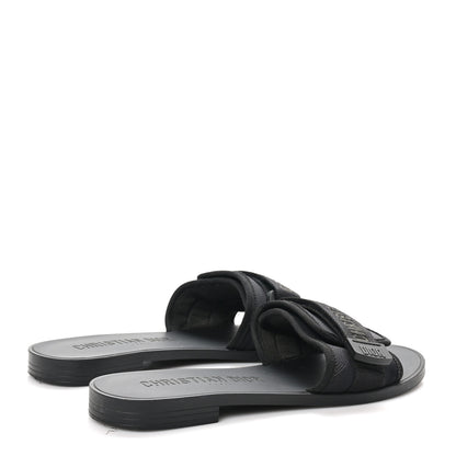 Christian Dior Technical Stretch Fabric Camouflage Dio(r)evolution Slide Sandals 39 Black Military 4 of 10