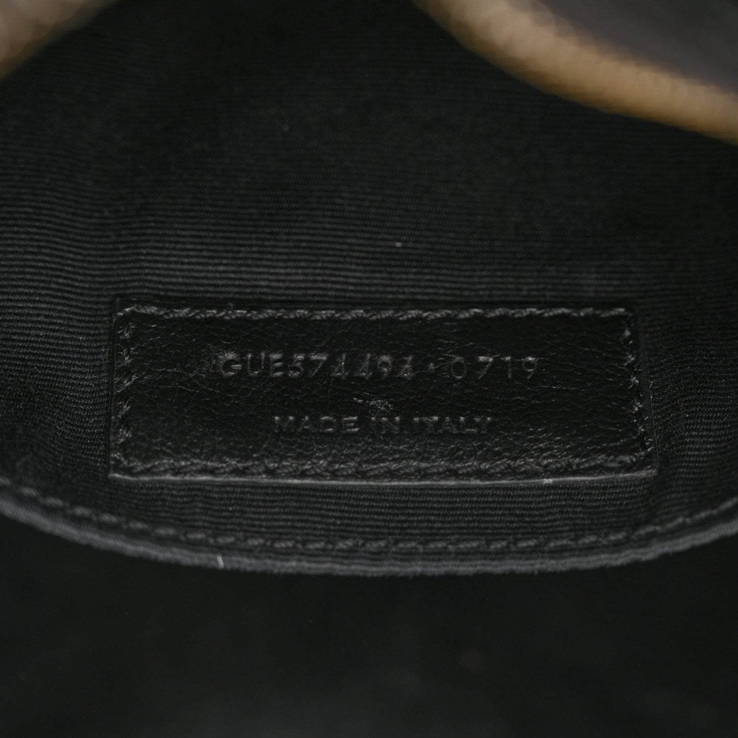 Velvet Matelasse Monogram Lou Camera Bag Black