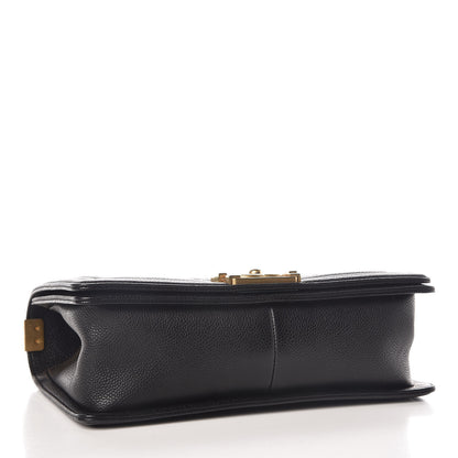 Chanel Caviar Quilted Medium Boy Flap Black 4 of 10